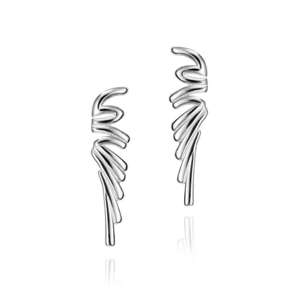 Angel wing earrings in 925 sterling silver