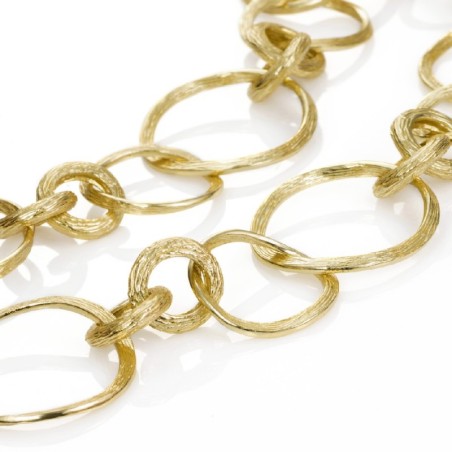 Collar FLORENCE de Plata. Baño de Oro 18k