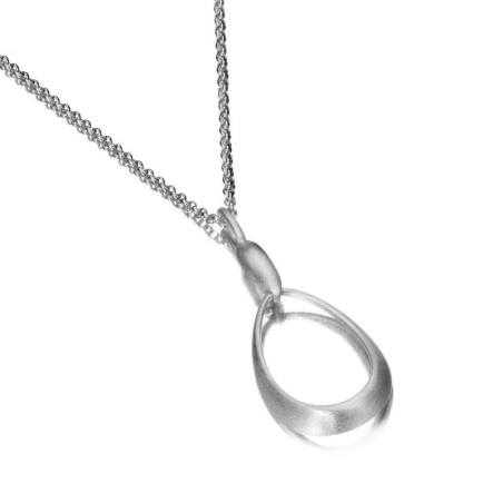 Oval pendant in sterling silver 925