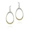 Pendientes BUBBLE de Plata. Baño de Oro 18k