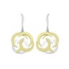 Pendientes SHIELD de Plata. Baño de Oro 18k