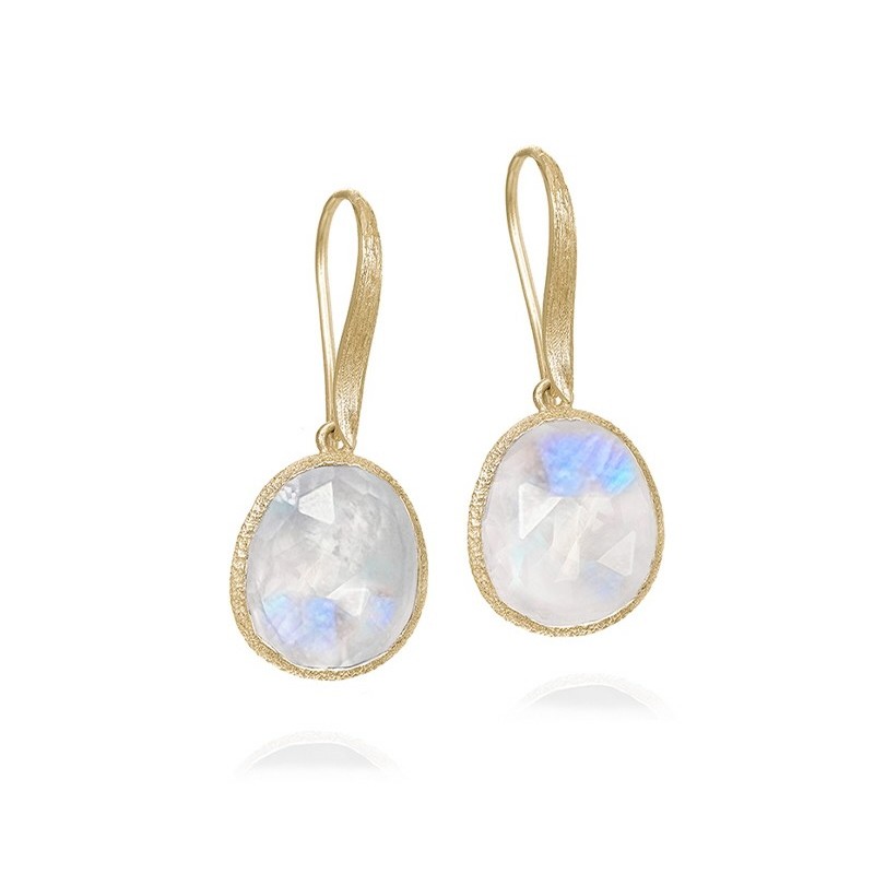 Pendientes SHADE de Plata. Baño de Oro 18k