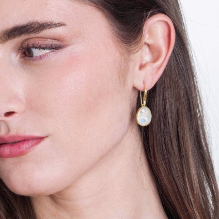 Pendientes SHADE de Plata. Baño de Oro 18k