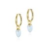 Pendientes PENDULUM de Plata. Baño de Oro 18k
