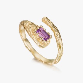 ANILLOS CON AMATISTA