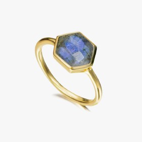 ANILLOS CON LABRADORITA